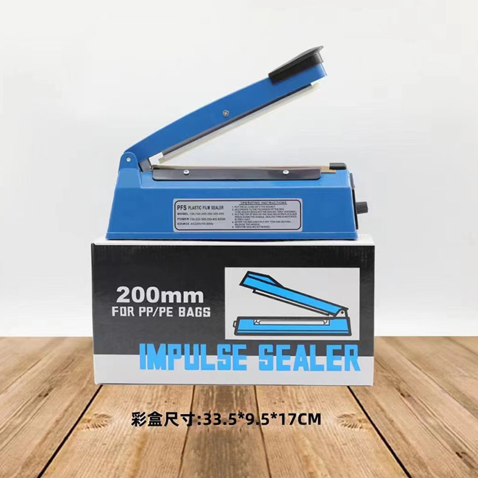 Máquina de sellado de envasado de té de merienda 20cm máquina de sellado térmico bolsa de regalo artesanal Máquina de sellado de presión de mano de película 300mm