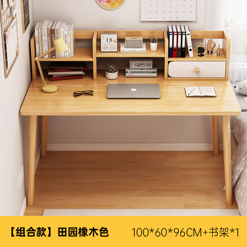 Casa de alquiler de escritorio simple, Mesa de trabajo de escritorio rectangular, Mesa de trabajo de computadora, dormitorio, escritorio de aprendizaje doméstico