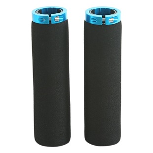 Bicycle sponge handle cover unilateral bilateral lock mountain bike grip non-slip sweat-absorbing foam handle gloves
