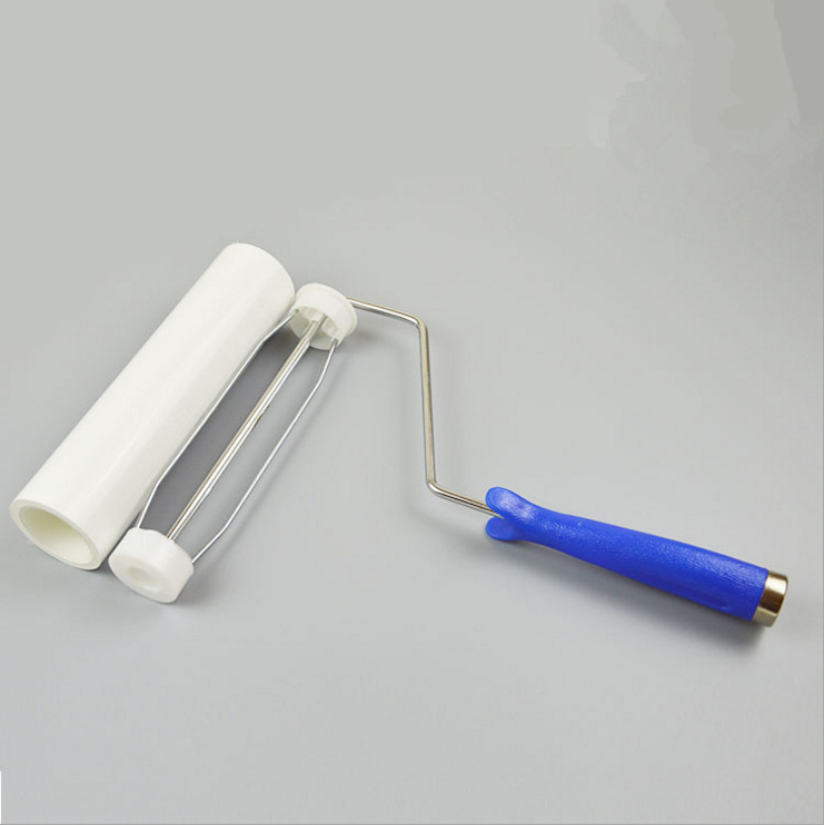 Rodillo de eliminación de polvo PE rodillo de polvo adhesivo tipo desgarrador adhesivo de pelo industrial mano de soporte de papel de polvo adhesivo image 24