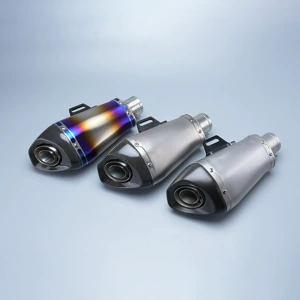 Motosiklet egzoz borusu, yarış səsi, altıbucaqlı əqrəb, titan, karbon, 51mm universal