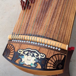 Lanyin Factory Direct Sales 1.25m Mini Guzheng Portable Small Guzheng with Colorful Shell, Playable Musical Instrument for Learning