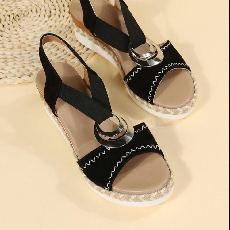 Dark Brown Roman Sandals