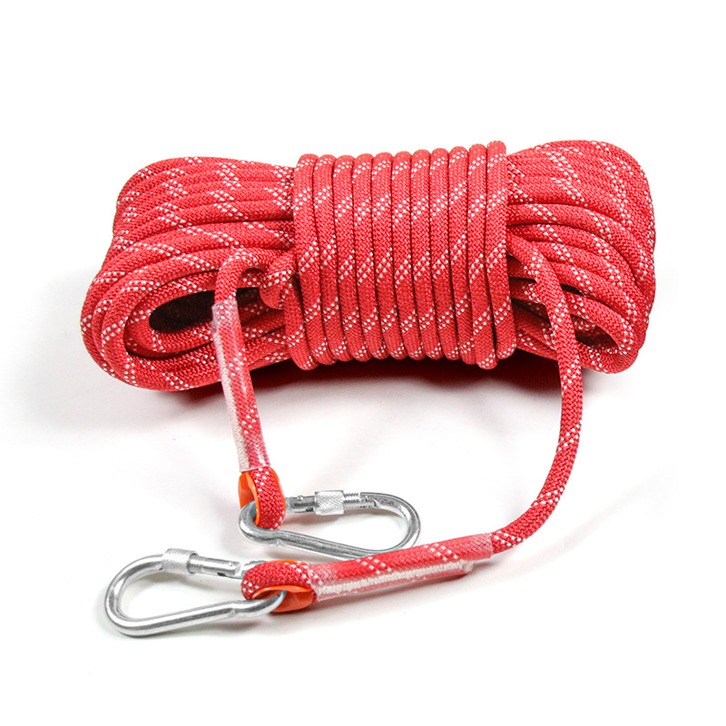 户外登山安全绳 救援逃生高空作业尼龙涤纶静力消防绳