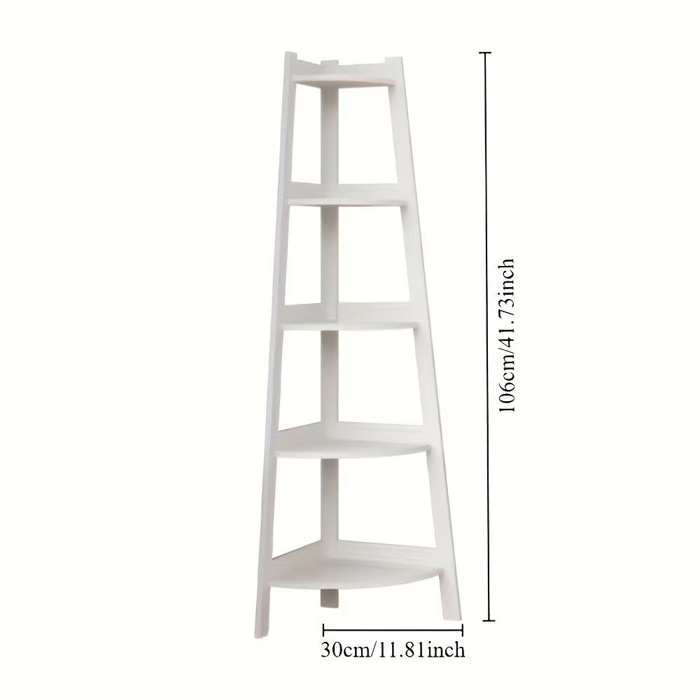 Estantería de estilo nórdico balcón multifuncional soporte de flores estante de almacenamiento de piso ins estudio en el hogar esquina organizador de almacenamiento rack