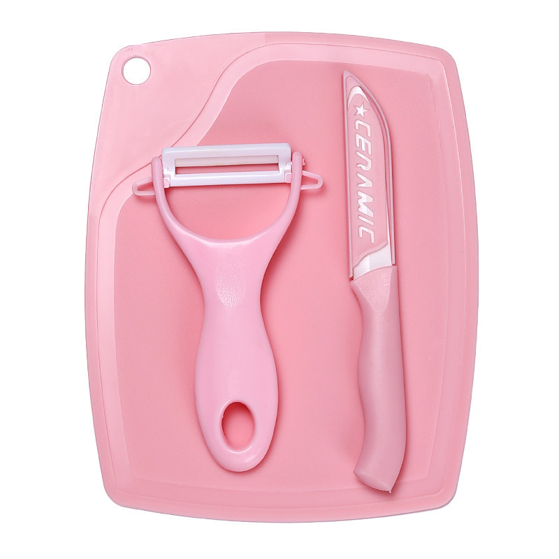 Spot set de tres piezas 120 gramos set de frutas, melón, hortalizas, regalos de cocina de acero inoxidable, herramientas de corte de tres piezas