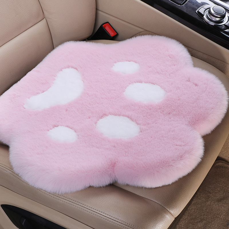Fur, Qìchē Wool pad - pinkwhite-cat-paw