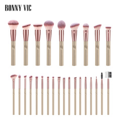 BV邦尼單支化妝刷眼影刷粉底刷暈染刷散粉刷遮瑕刷棕色美妝工具