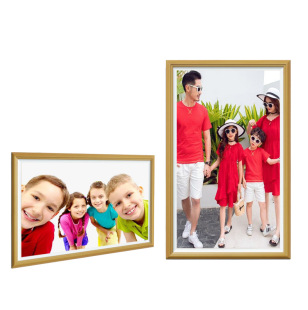 Solid wood picture frame advertising machine digital photo frame display 4K HD remote playback Android display manufacturer