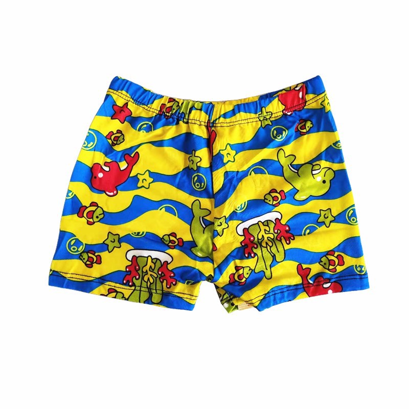 Bañador infantil niño tipo bóxer cordón ajustable diseño dibujos animados