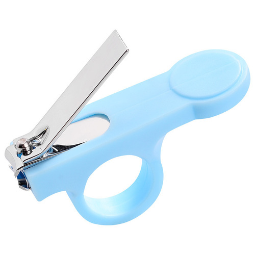 Factory direct sales thumb cover to prevent baby nail clippers, baby safety nail clippers to prevent meat pinching, semi-circle bracelet scissors