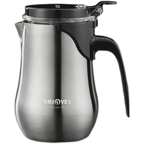 Jin Zao TO-650 Tea Pot Stainless Steel Teapot Strainer Teacup Pressurized Tea Cup Tea Water Separator Home Use