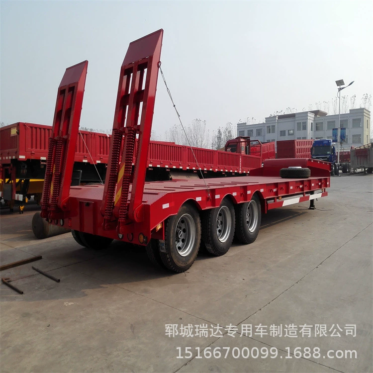 Запрос цен на новые конфигурации 3-осных низкорамных полуприцепов по ценам производителя, экспорт. Таблица деталей.