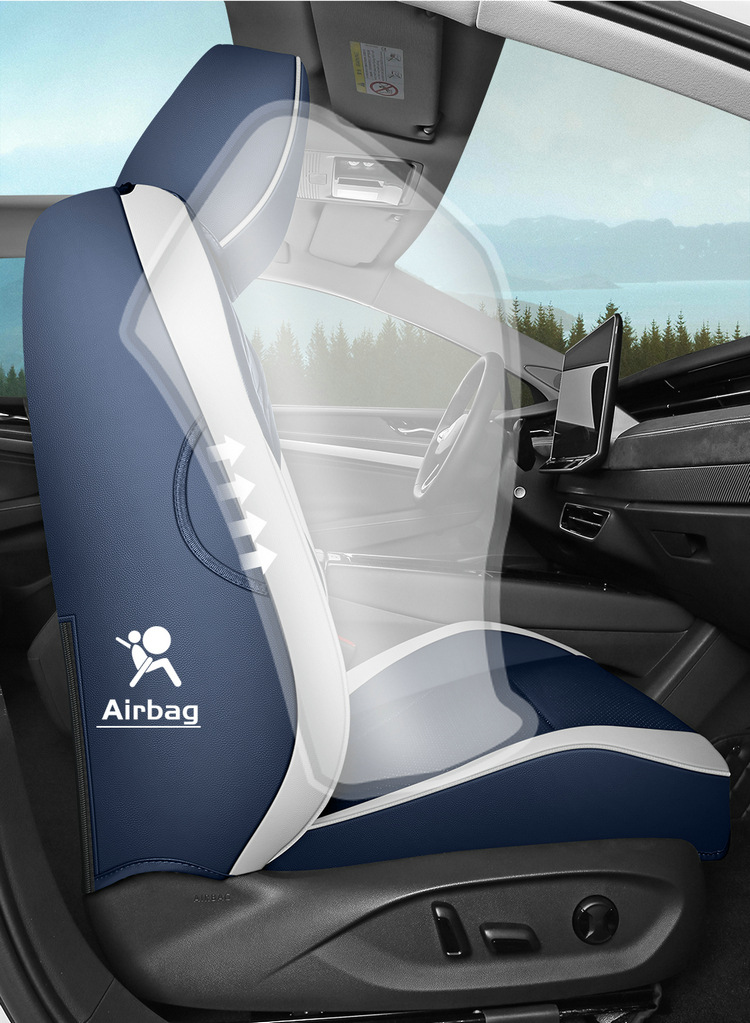 New Volkswagen id7 special car seat cover four seasons universal all-inclusive cushion leather breathable perforated ID7 seat cover