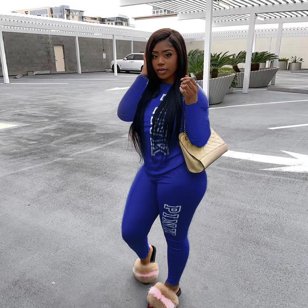 Women's fashion athleisure two-piece suit_voghion.com