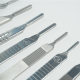 Stainless Steel Surgical Knife Handle Thickened No.3 and No.4 Industrial Veterinary Practice Carving Knife Handle Experimental Biological Scalpel