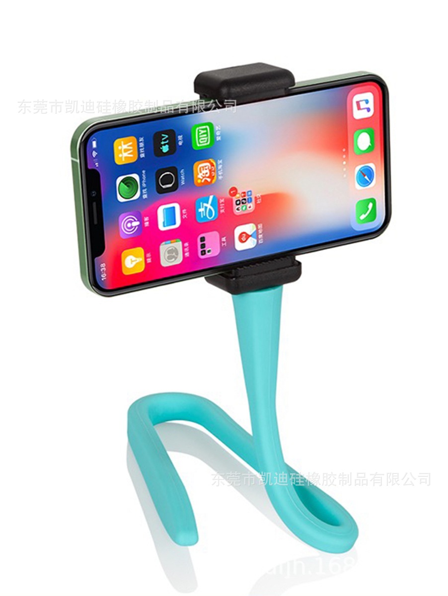 懒人手机支架 硅胶缠绕支架 监视器固定 视频支架 硅胶软管 现货