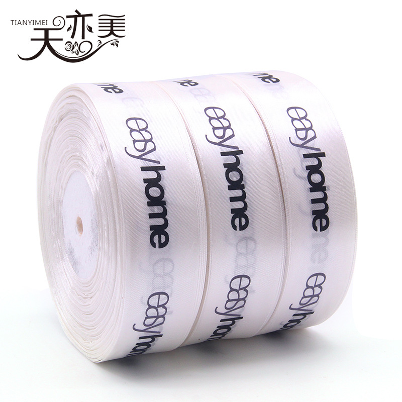 Cinta de belleza tianyi cinta de serigrafía de 2 colores 4cm regalo decoración cinta de la letra de la impresión de la cinta