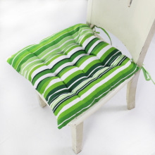 通用坐墊北歐田園坐墩椅墊電腦椅宿舍學生椅墊加厚蒲團帆布條紋