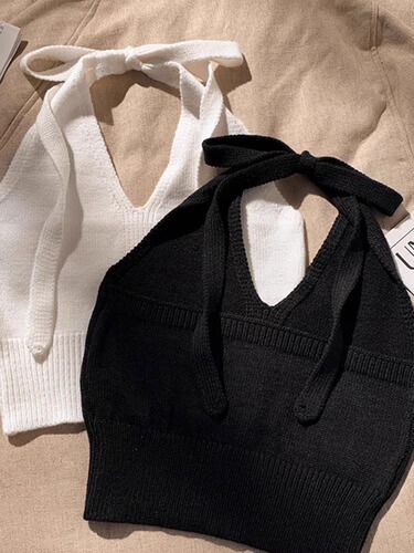 Dopamine necklace strap vest for women, large size, Thai Sanya beach style, outerwear for island vacation top