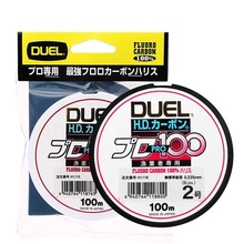 日本职业渔民碳线DUEL杜尔乐纯碳氟线耐磨路亚前导线淡水海钓鱼线