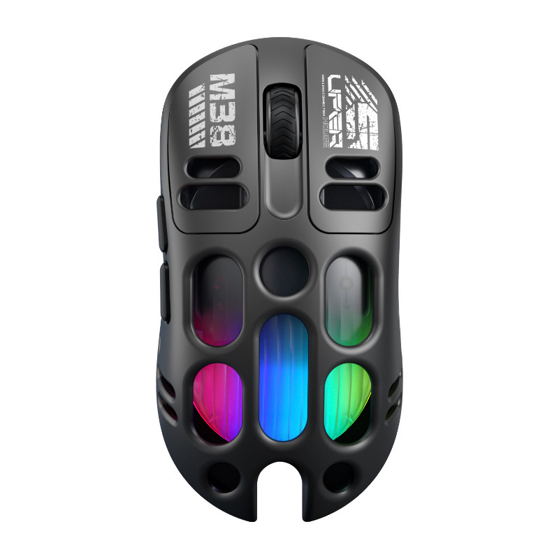 Bluetooth ワイヤレスマウス マクロ機能付き 有線/3モード対応 メカニカル ゲーミングマウス RGB発光 ノートパソコン対応|undefined