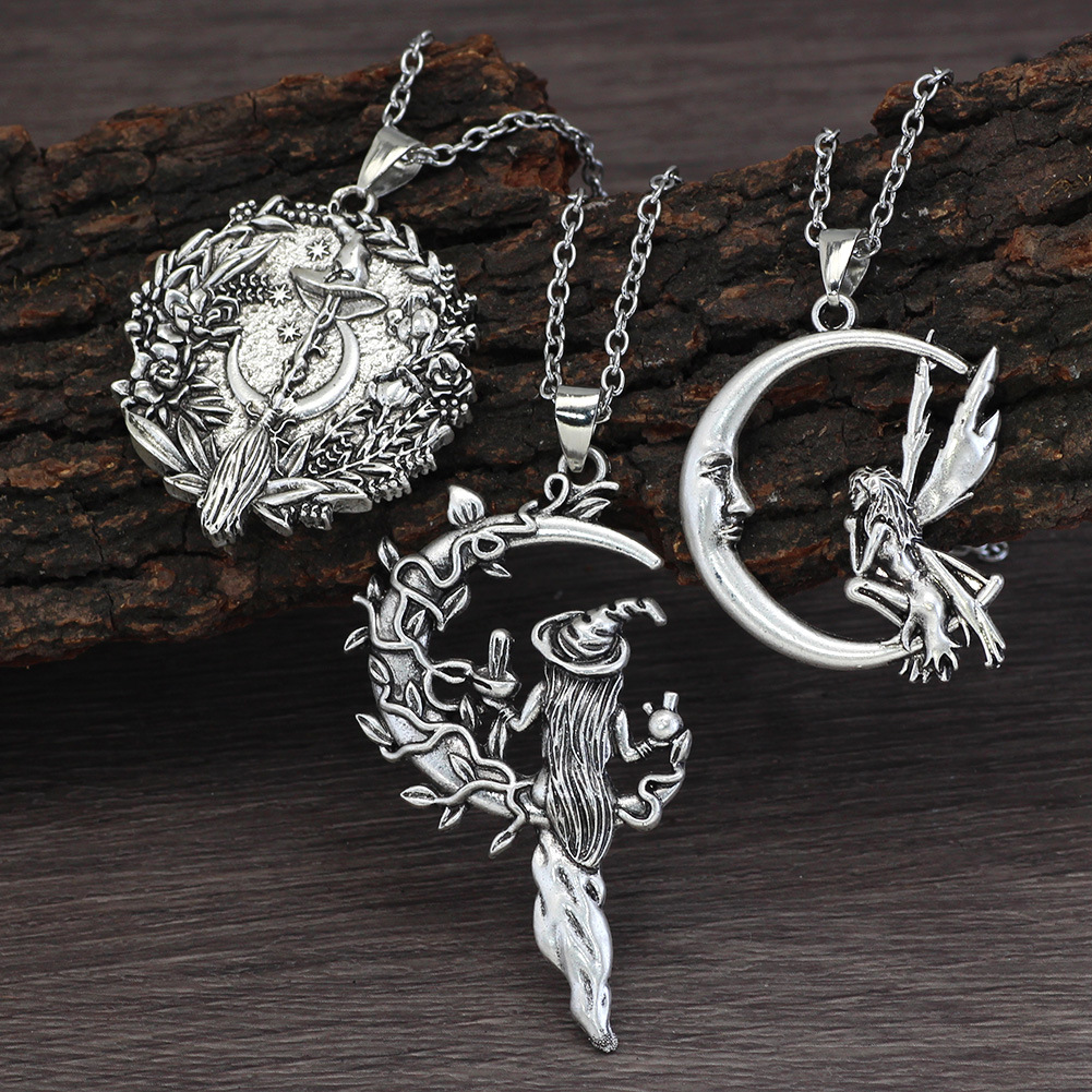 Set collana e orecchini angelo per ragazze accessori gioielli_voghion.com