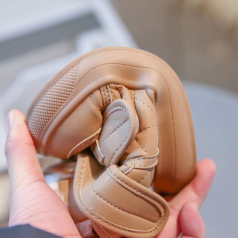 Scarponi da neve per bambini, scarpe in morbido cotone isolante, scarponi invernali medi e grandi per bambini, pane in velcro_voghion.com