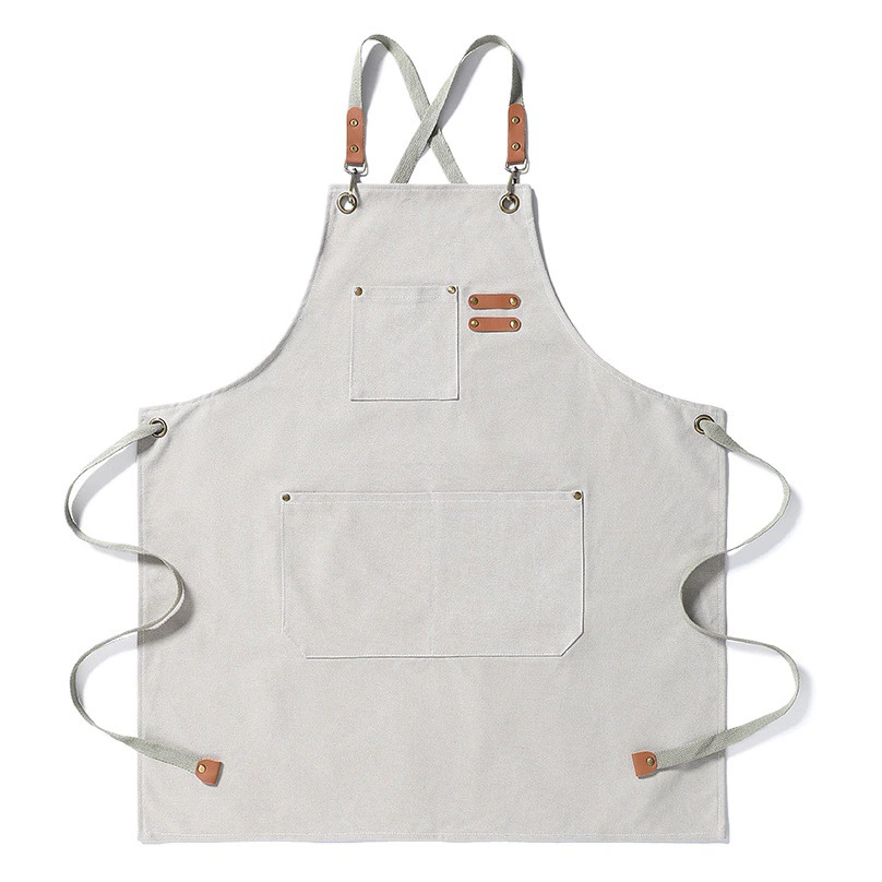 Внешняя торговля утолщенный холст джинсовый фартук логотип Парикмахерская выпечка кофе садоводство Ресторан Рабочий Фартук комбинезоны