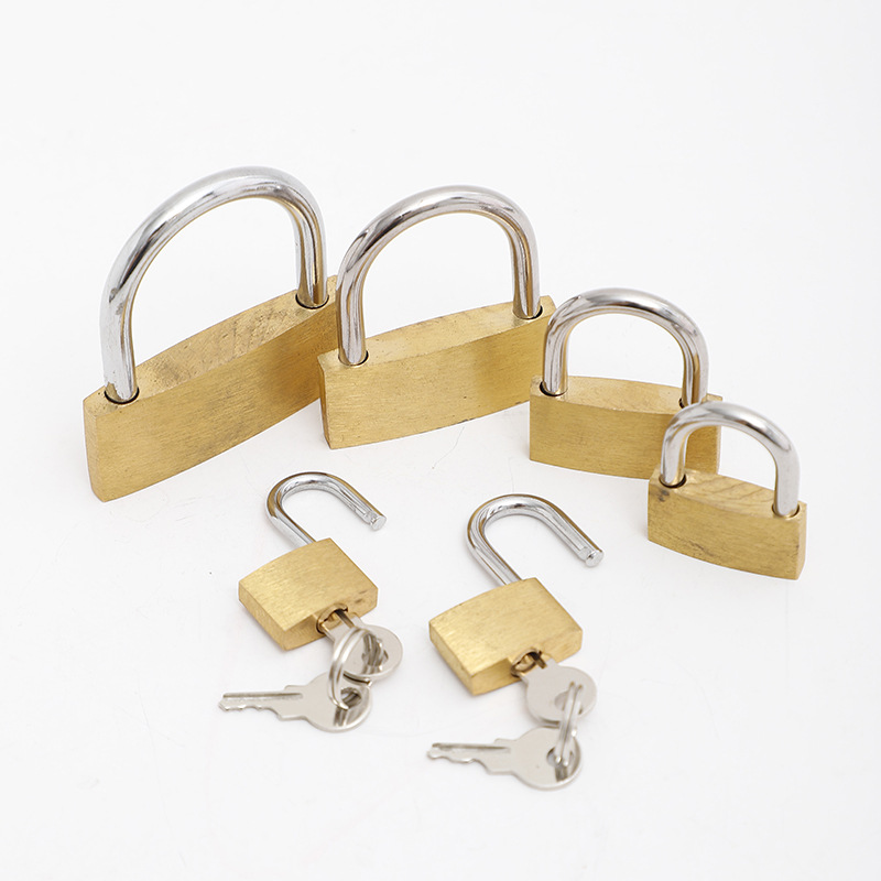 Cerradura de latón ultrafina resistente al agua candado sólido ventana antirrobo puerta de gabinete cerradura de bolsa cerradura de seguridad cerradura de cobre al por mayor núcleo de cerradura
