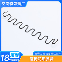座椅蛇形弹簧工厂S型锯齿拱簧布艺沙发办公椅船舶软垫用支撑弹簧