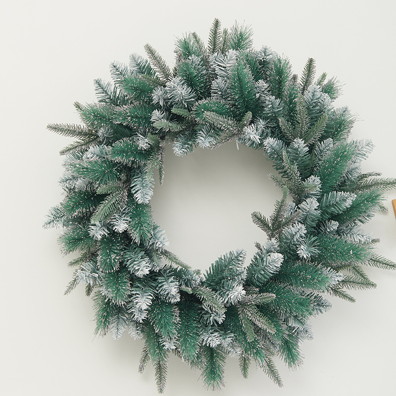 40 / 50 / 60cm guirlanda de Navidad decoración de Navidad colgante ventana colgante de pared de alta calidad pe guirlanda mixta