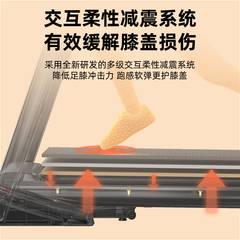 Fábrica para el hogar de la caminadora transfronteriza grande familia plegable máquina de caminar eléctrica para gimnasio interior