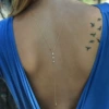 Back chain #3824-Silver