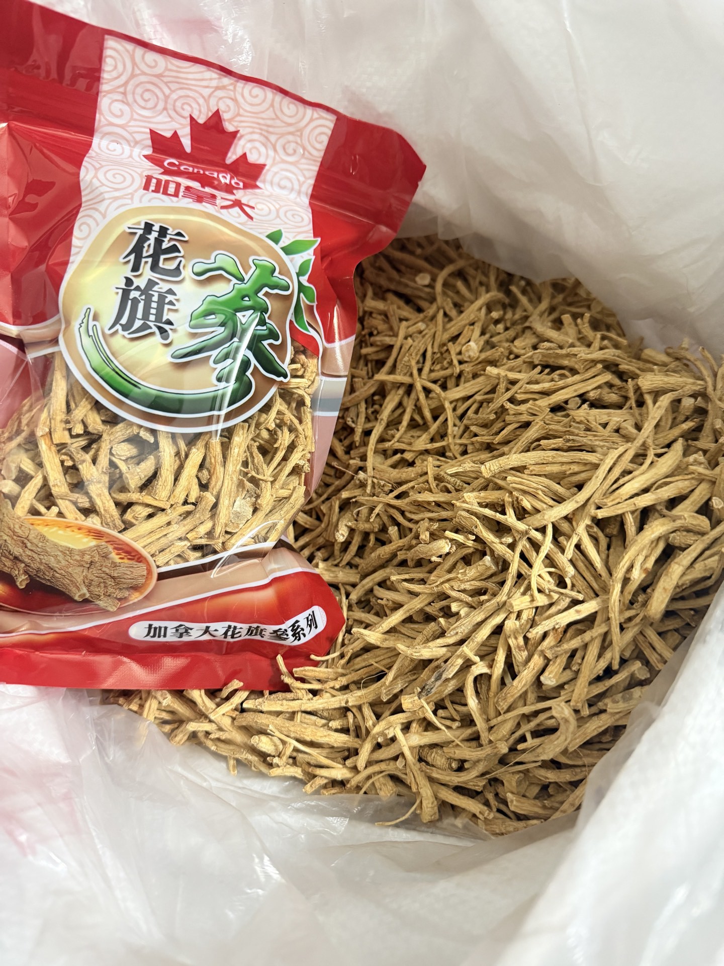 Canadian American Ginseng Coarse Roots and Rootlets for Soup and Tea 250g key features