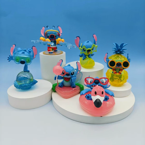 6 summer carnivals Stitch [shot 6 pieces for the whole set] OPP bag