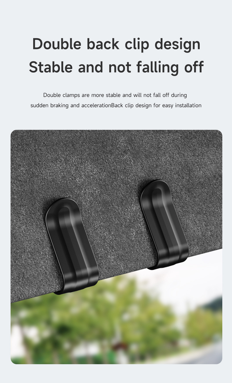 Cross-Border Car Glasses Case Car Sun Visor Glasses Clip Sunglasses Storage Box Glasses Holder High-End Sunglasses Clip