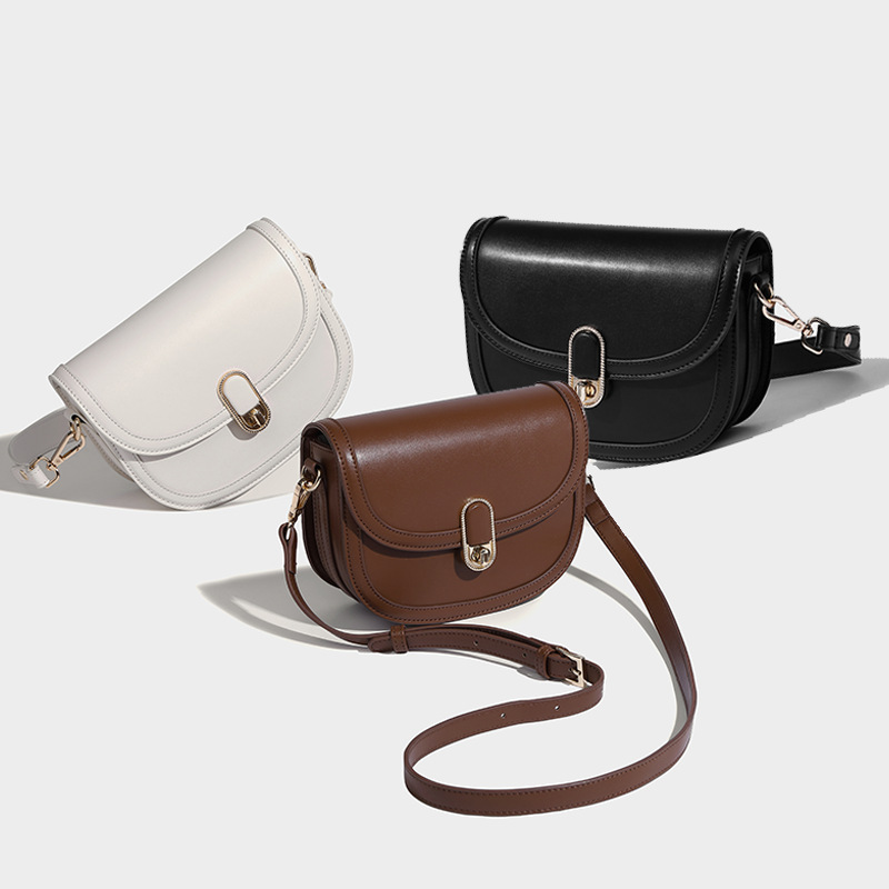 高级感精致马鞍包2025早春新款女包月牙斜挎包百搭菜篮子通勤小包