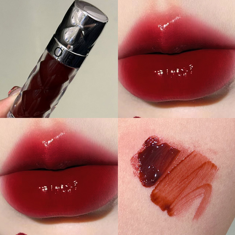 Mian Mian Light Yarn Mirror Lipstick Acqua idratante trasparente Lucidalabbra in vetro brillante_voghion.com