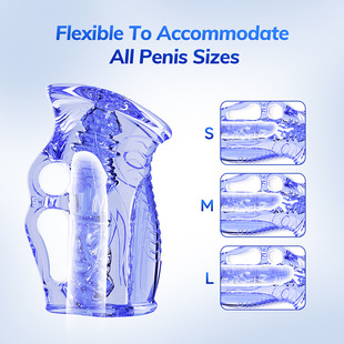 Dx7 Masturbation Device for Men New Cross-Border New Product Penetration Trainer Male Masturbation Egg Transparent Airplane Cup Vagina