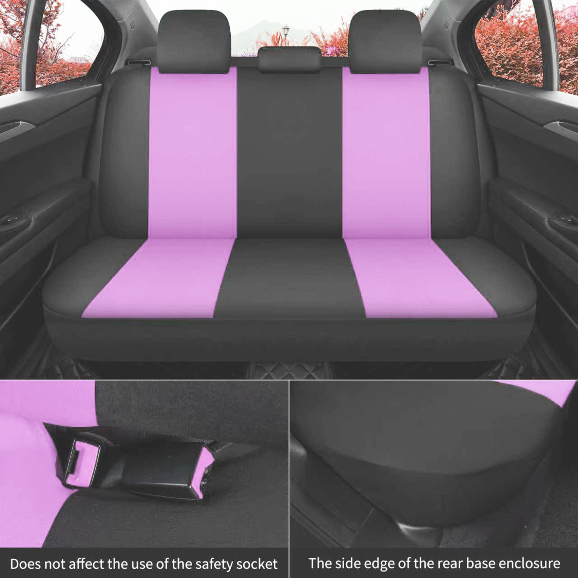 Cross-Border New Model Glacier Pattern Pressed Fabric Five-Seater Universal Car Seat Cover for All Seasons, Hot-Selling on Amazon Mexico