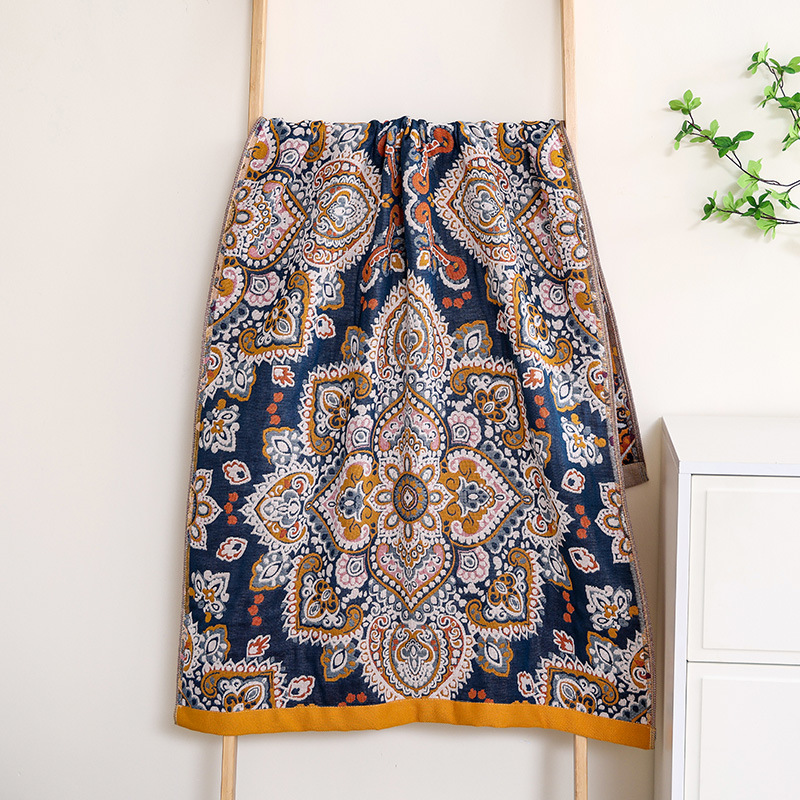 Gauze Bath Towel 2023 New All Cotton Extra Large Thickened High-grade Household Pure Cotton Absorbent Adult Quick-drying Bath Wrap Towel