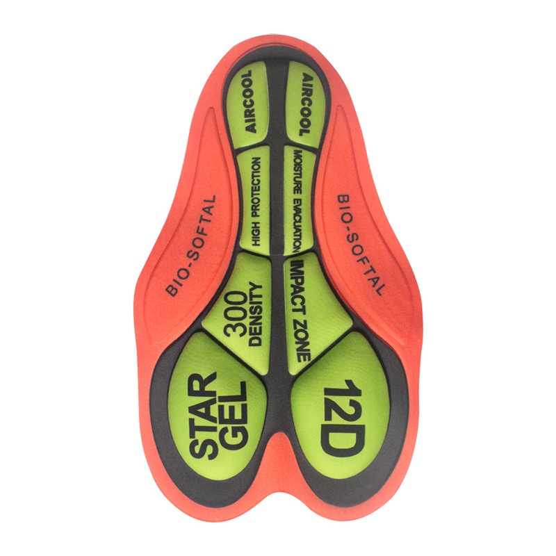 Verano ciclismo ropa pantalones al aire libre Riding humedad absorción de choque de alta densidad esponja cojín de silicona fábrica por mayor