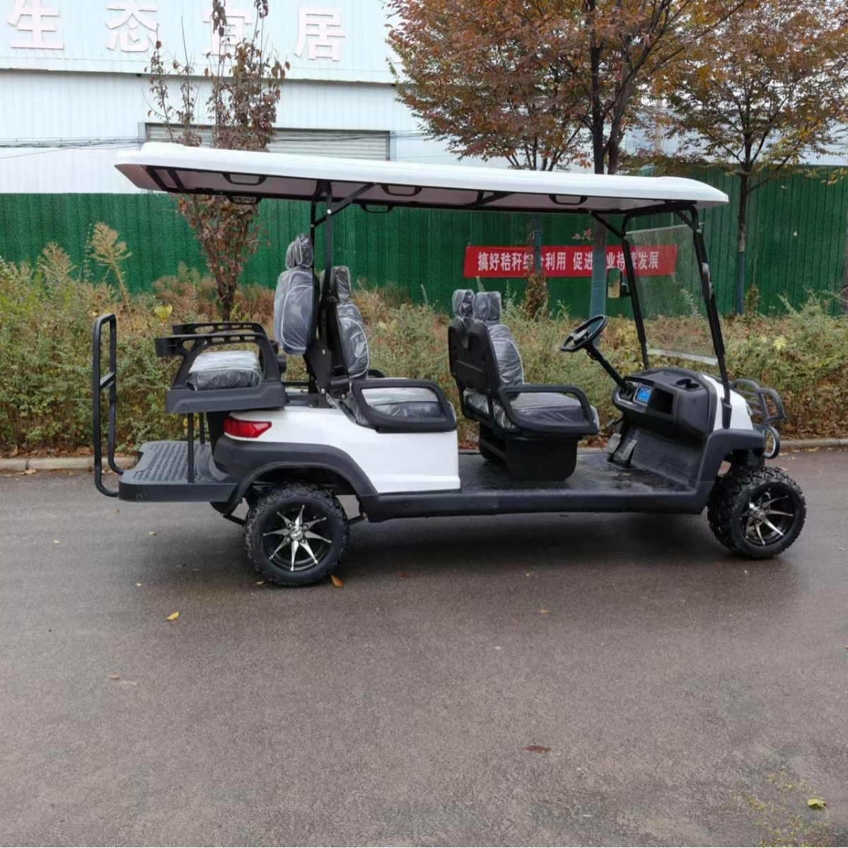 Xt Xiangtu Travel 6-Seat Golf Cart Scenic Spot Mobility Vehicle Tourist Sightseeing Vehicle Four-Wheel Electric Vehicle Family Vehicle