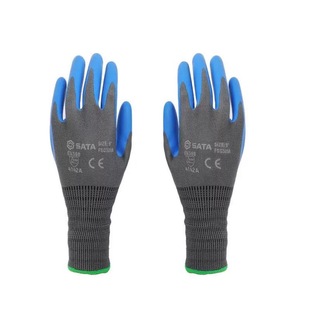 Shida Labor Protection Supplies Labor Protection Latex Work Gloves Palm Dipped Industrial Work Gloves Protective Wear-Resistant Fs0301A