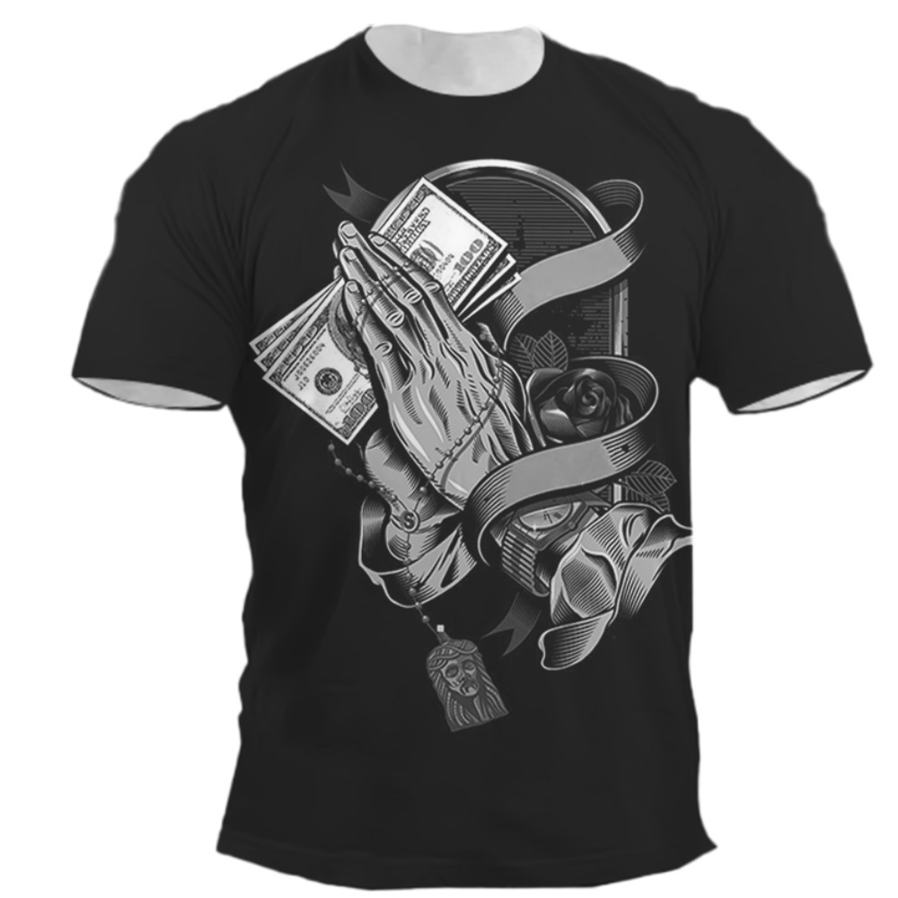 Stylish 3D Print T-Shirt 2