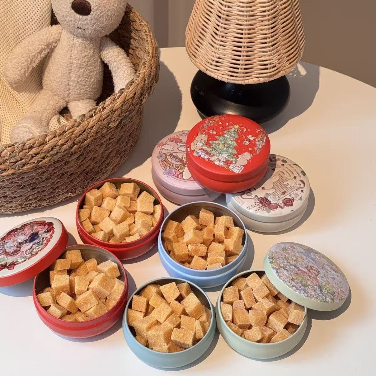 Pear Syrup Candy Li Gao Tang Handmade Snow Pear Lozenges 110g Tin Cute Gift for Teachers and Christmas specifications