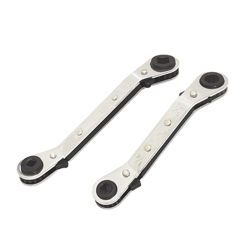 空调维修棘轮扳手 CT122系列四方一把扳手套装 1/4-3/16-5/16-3/8