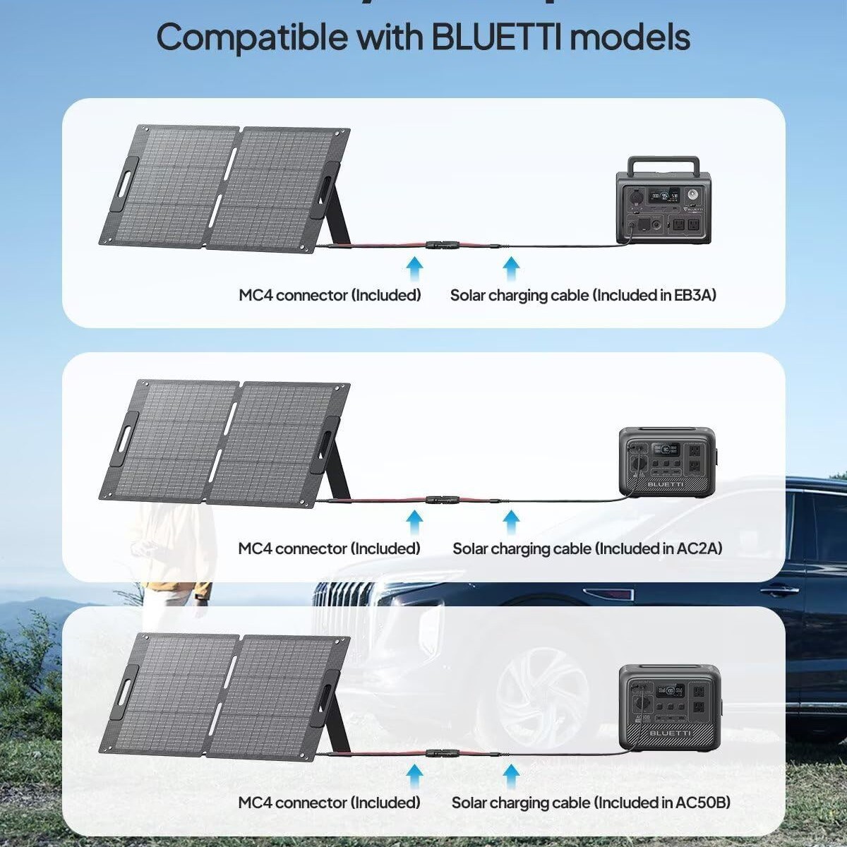 100W200W Panel solar plegable acampado al aire libre celda de almacenamiento de energía móvil panel de carga solar fotovoltaica
