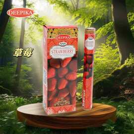 DEEPIKA印度进口草莓味STRAWBERRY房间清新空气印度香薰线香正品